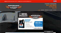 Desktop Screenshot of performanceauthoritybend.com