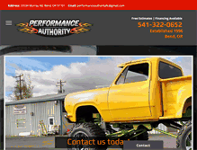 Tablet Screenshot of performanceauthoritybend.com